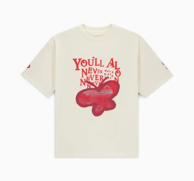 Converse Converse x LFC Anthem T-Shirt - Beige