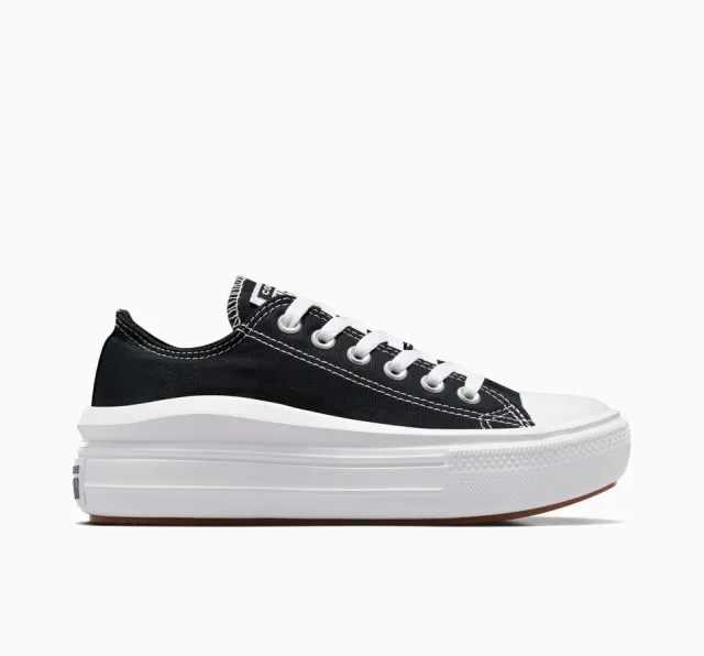 Converse Chuck Taylor All Star Move Platform - Black, White