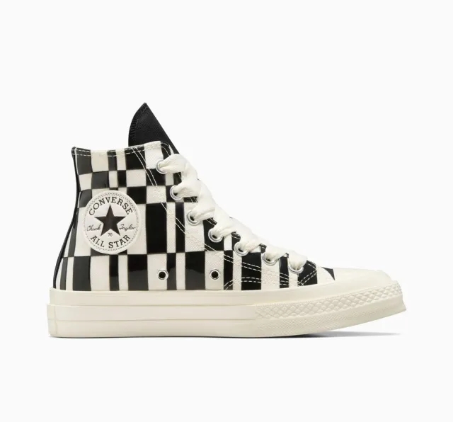 Converse Chuck 70 Hi Trainers In Black & White Checkerboard