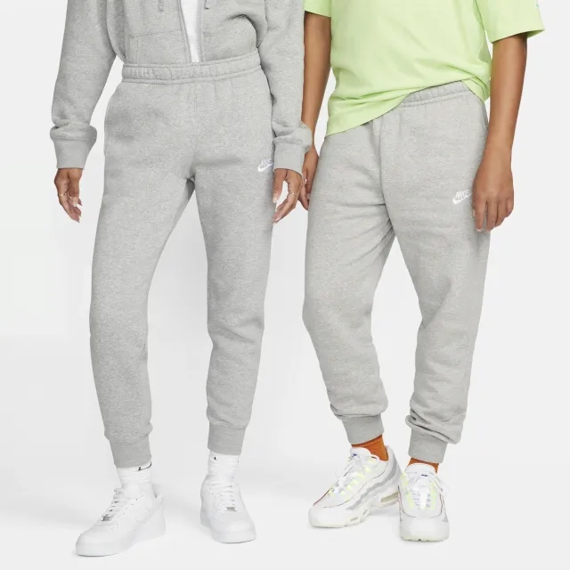 Men's Nike Club Joggers in Grey/Silver