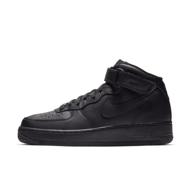 Nike Air Force 1 Mid Trainer - Black - Size 7.5 - Black