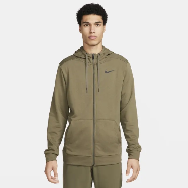 Nike Dry Men's Dri-FIT Hooded Fitness Full-Zip Hoodie - Green