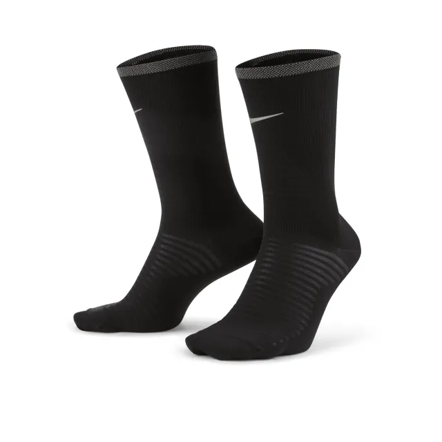 Nike Spark Lightweight Crew Running Socks - Black
