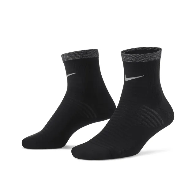 Nike Spark Lightweight Ankle Running Socks - Black