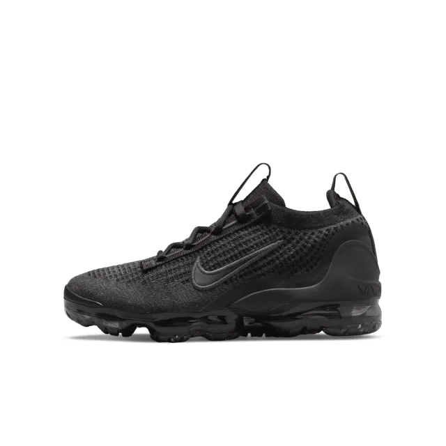 Nike Junior VaporMax 2021 Flyknit Trainer - Black - Size 5.5 - Black