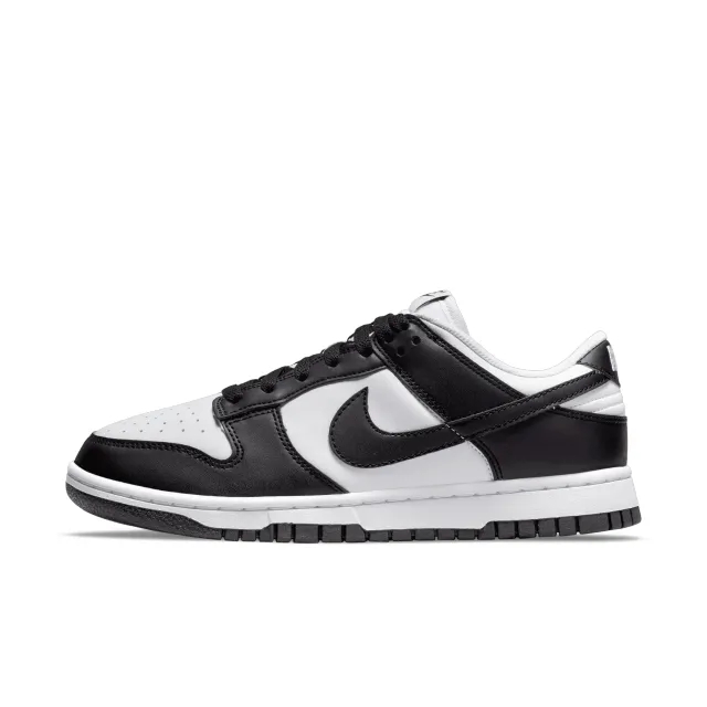 Nike Dunk Low Trainers In White And Black - Black