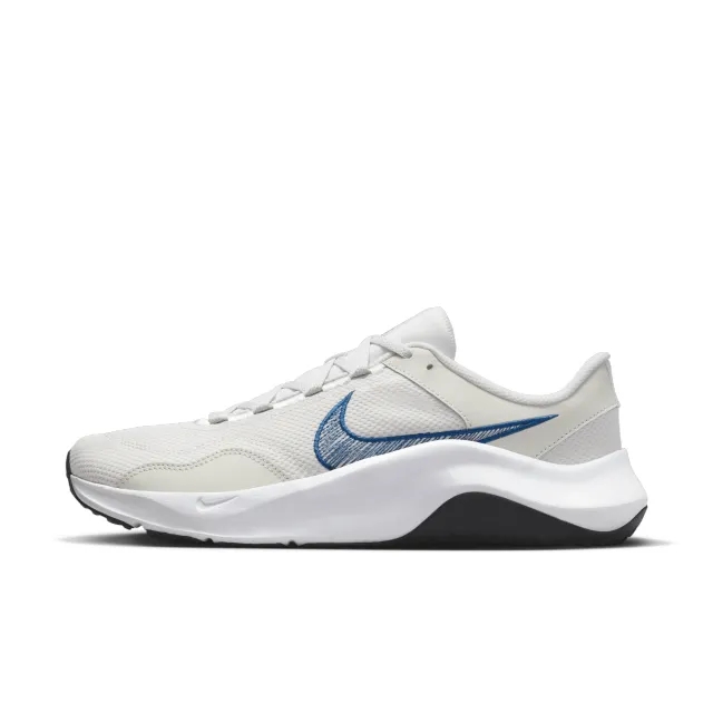Nike Training Legend Essential 3 Trainers In White And Blue