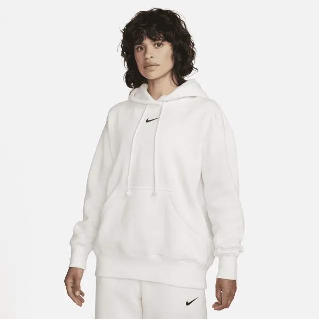 Nike Womens Sportswear Phoenix Fleece Oversize Hoodie - Beige - Size XL - Beige