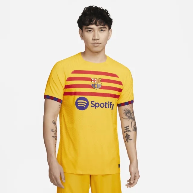 Nike Barcelona Mens SS Player Issue Fourth Shirt 2023/24