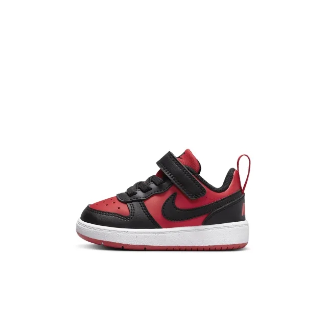 Nike black & red court borough low recraft Boys Toddler trainers