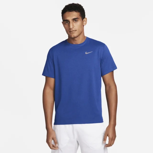 Nike Run Dri-FIT Miler T-Shirt - Blue - Size L - Blue