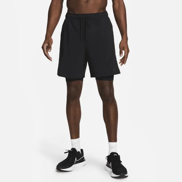 Nike Dri FIT Unlimited Mens 7 2 in 1 Woven Fitness Shorts