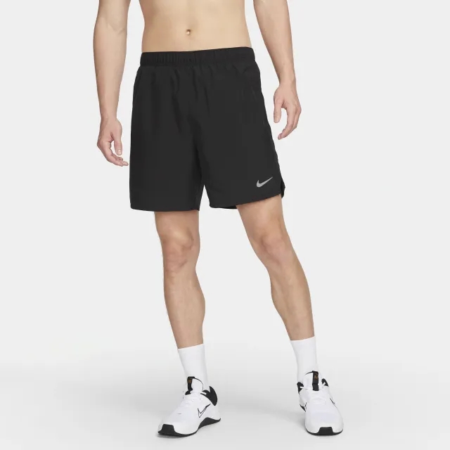 Nike Challenger Men's Dri-FIT 18cm (approx.) Brief-Lined Running Shorts - Black - Polyester