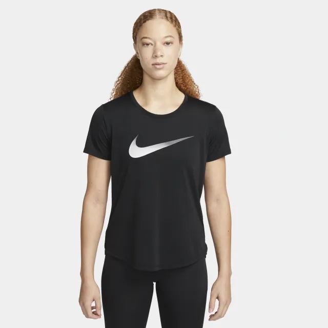 Nike One Dri-FIT Swoosh Women's Short-Sleeved Top - Black