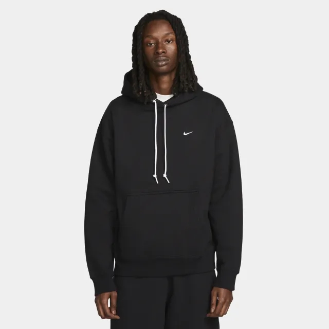 Nike Solo Swoosh Fleece Hoodie, Black
