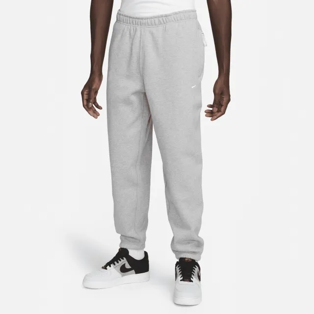 Nike Solo Swoosh Fleece Pants, Grey