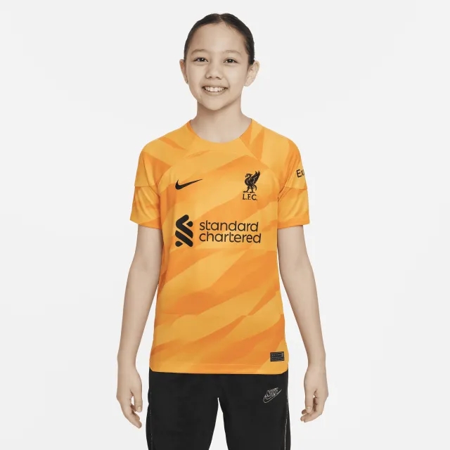Nike Liverpool 23 24 Kids Dri Fit Stadium GK SS Shirt