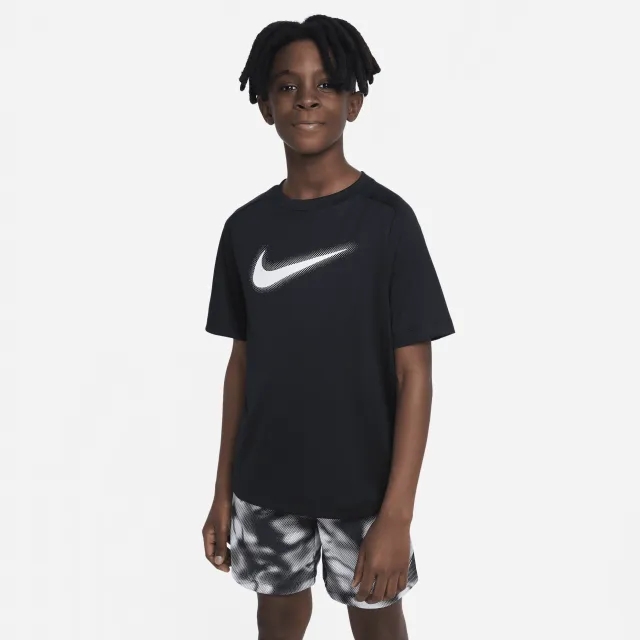 Nike Multi Big Kids' (Boys') Dri-FIT Graphic Training Top - Black