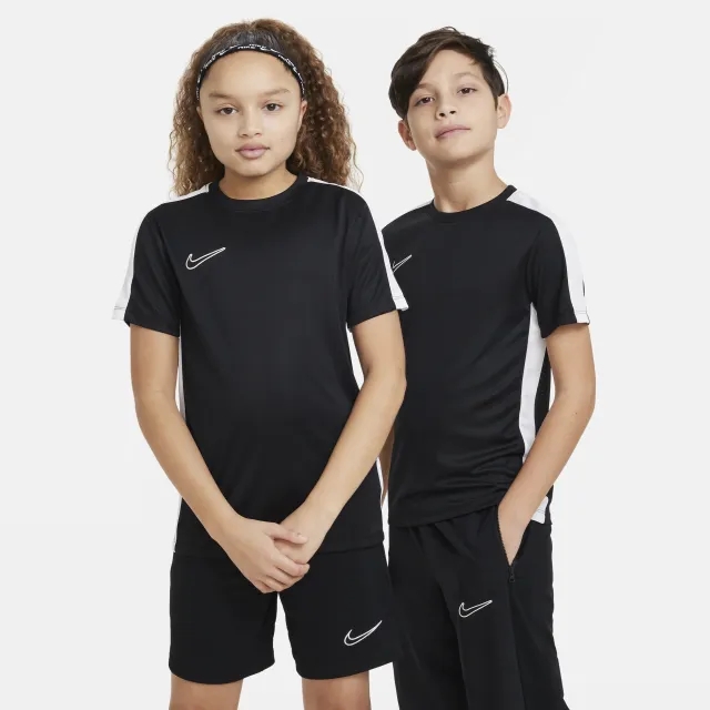 Nike Dri-FIT Academy Kids' Football Top - Black - Recycled Polyester