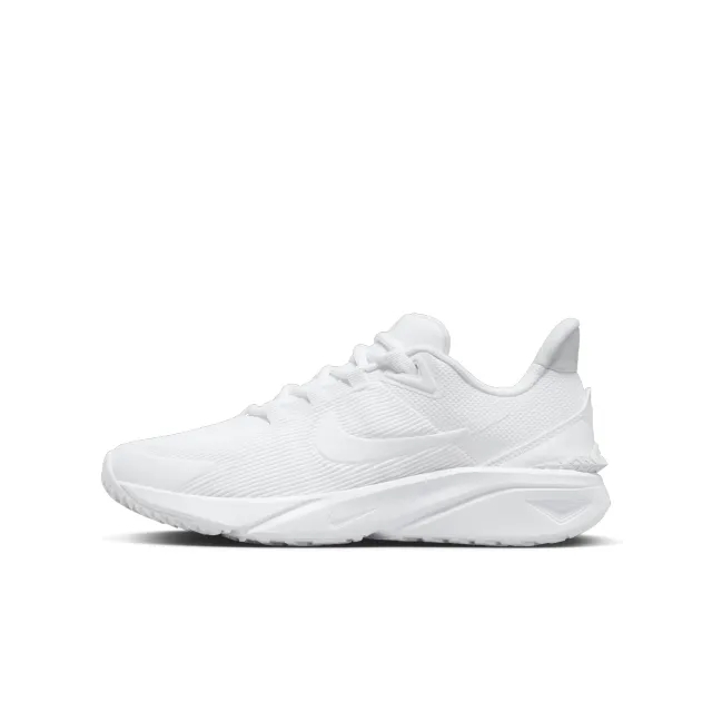 Nike Star Runner 4 Older Kids' Road Running Shoes - White - Recycled Content Minimum