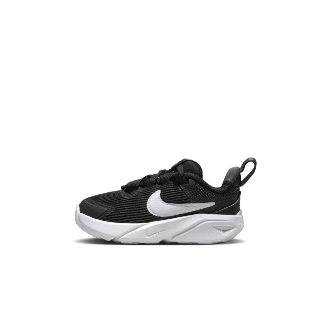 Nike black & white star runner 4 Toddler trainers