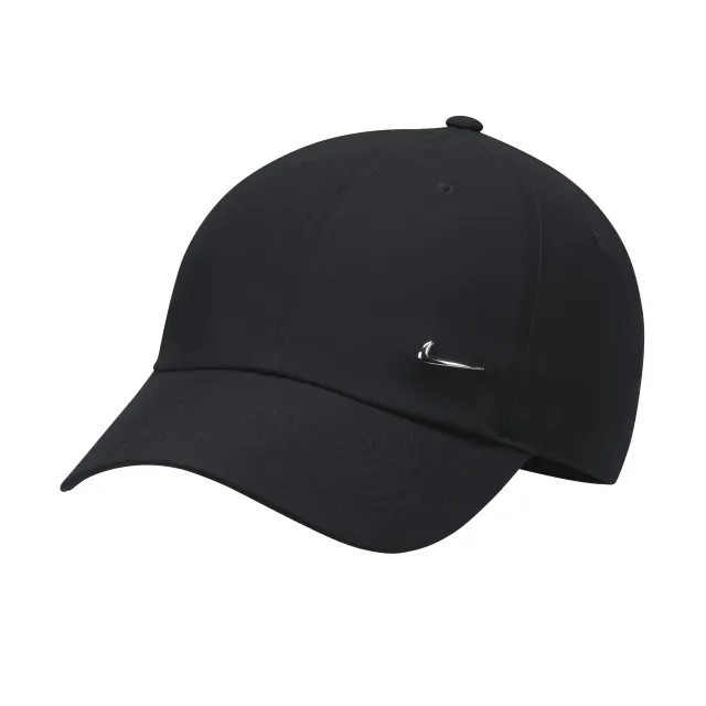 Nike Dri-FIT Club Unstructured Metal Swoosh Cap - Black - Polyester