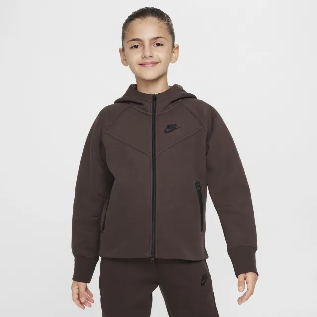 Nike Sportswear Older Girls Tech Fleece Full Zip Hoodie 8 15Y