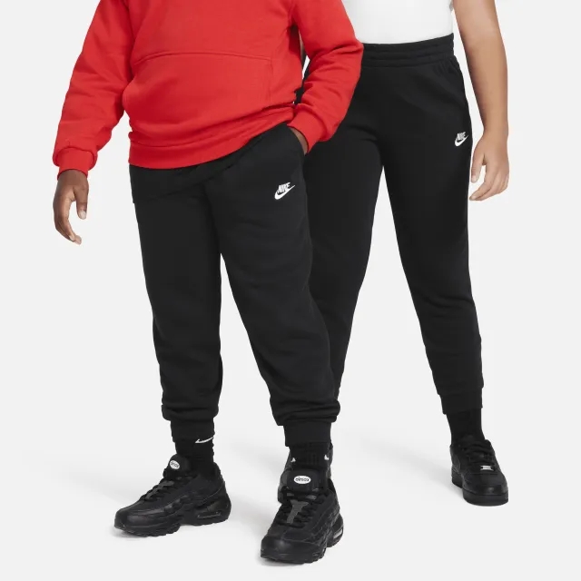 Nike Sportswear Club Fleece Older Kids' Joggers (Extended Size) - Black - Fleece/Club Fleece