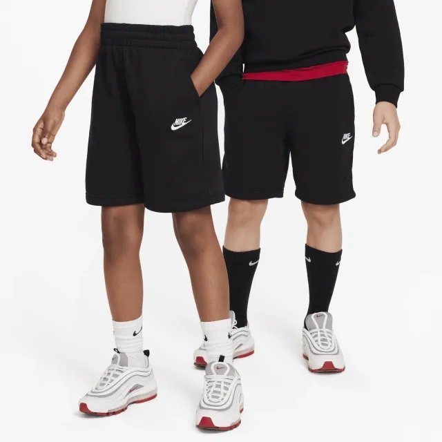 Nike Sportswear Club Fleece Older Kids' French Terry Shorts - Black - Fleece > Club Fleece