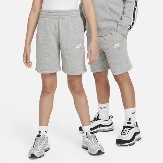 Nike Sportswear Club Fleece Older Kids' French Terry Shorts - Grey - Fleece > Club Fleece
