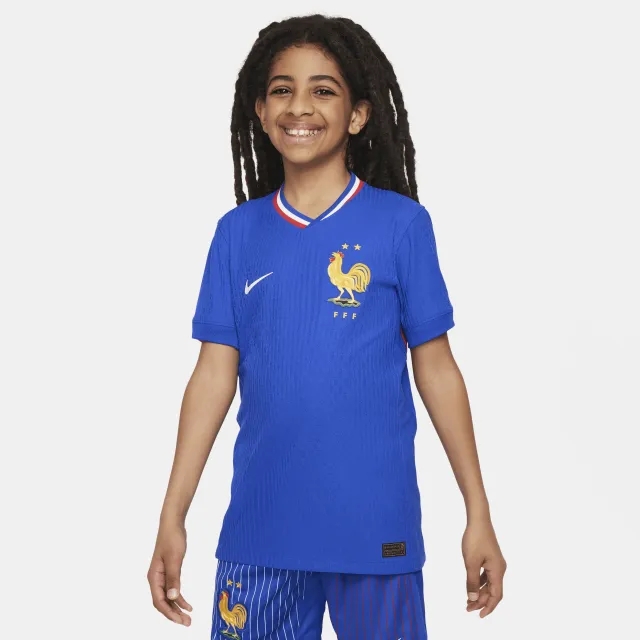 Nike France Kids SS Player Issue Home Shirt 2024