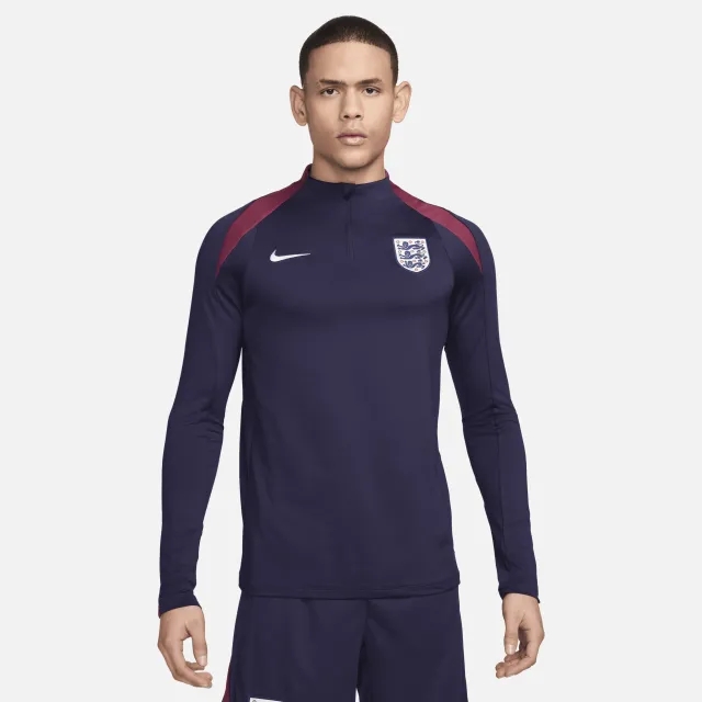 England Strike Men's Nike Dri-FIT Football Drill Top - Purple - Polyester/Elastane