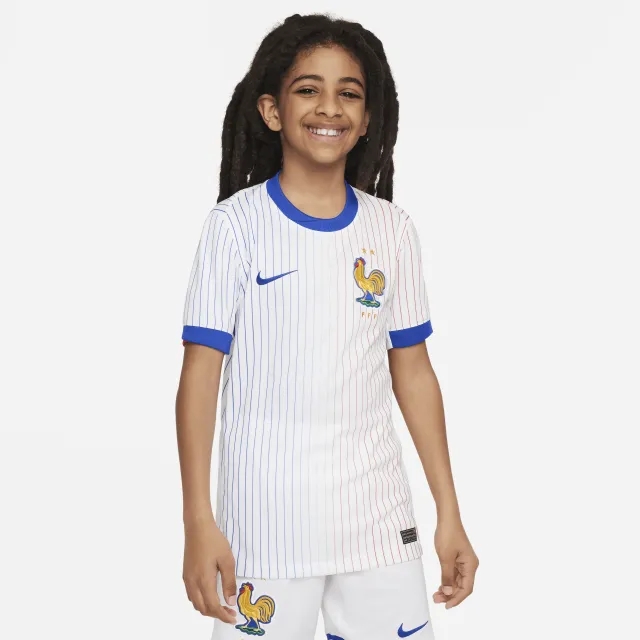 Nike France Kids SS Away Shirt 2024