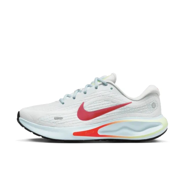 Nike Running Journey Run Trainers In White And Orange