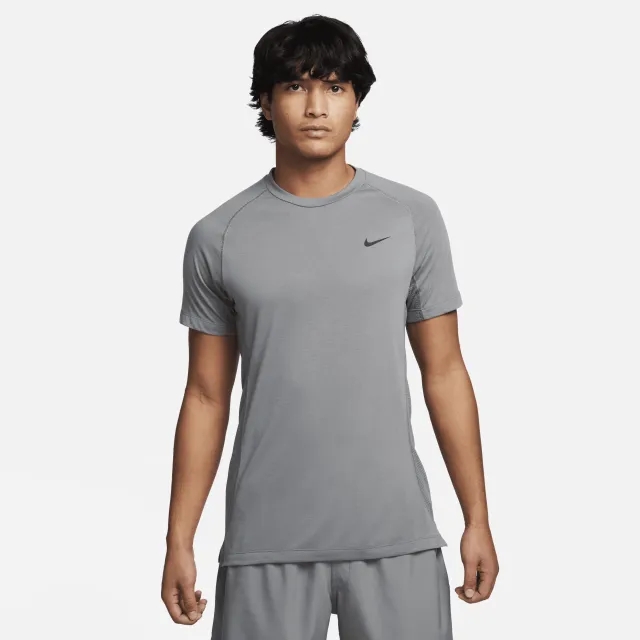 Nike Flex Rep Men's Dri-FIT Short-Sleeve Fitness Top - Grey
