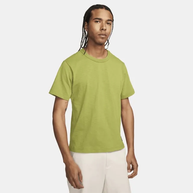 Nike Men's Life Short Sleeved Knit Pear/Pacific Moss