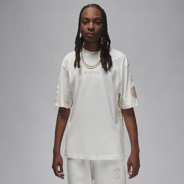 Nike Jordan Nike - PSG White Heritage 85 T-Shirt Official 2023 / 24