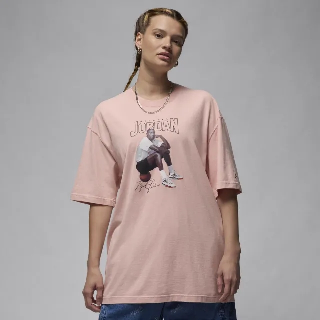 Nike Jordan Jordan Women's Oversized Graphic T-Shirt - Pink