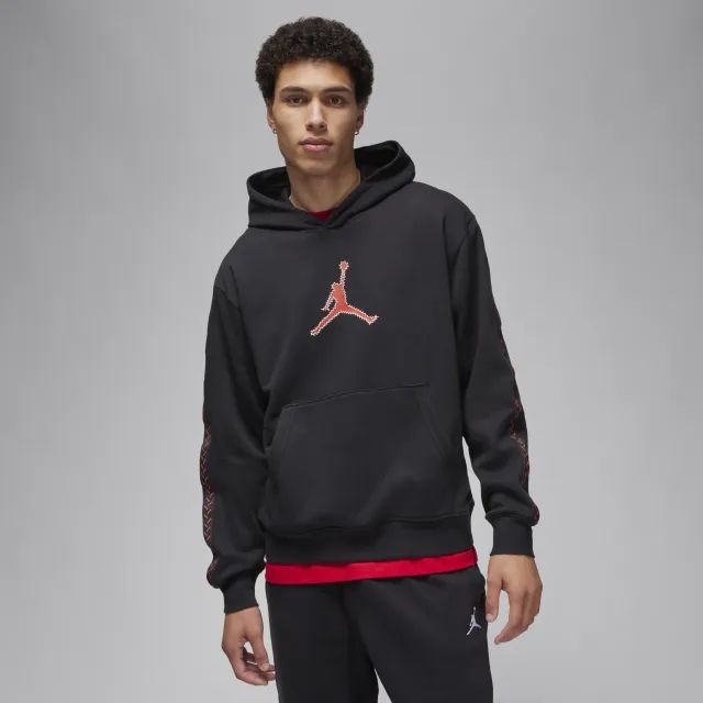 Nike Jordan Flight MVP Men's Fleece Pullover Hoodie - Black - Fleece