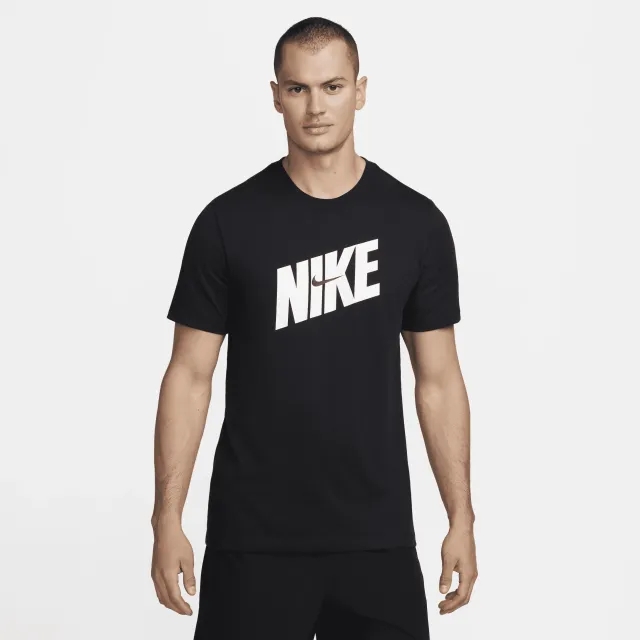 Nike Men's Dri-FIT Fitness T-Shirt - Black