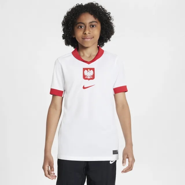 Nike Poland Kids SS Home Shirt 2024