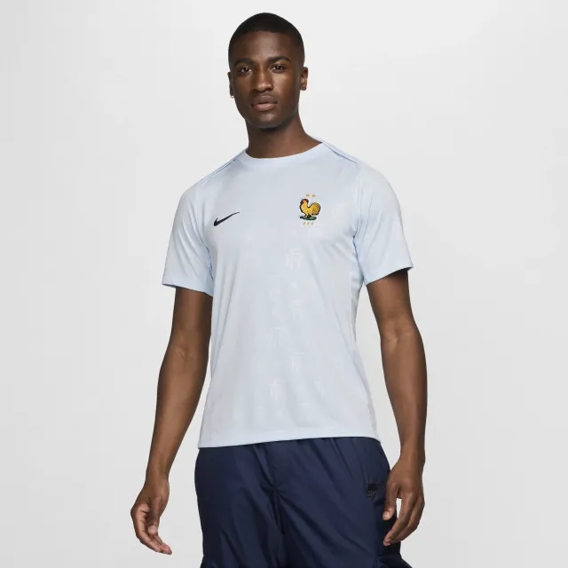 Nike France ACDPR SS Pre-Match Top - Half Blue/Blackened Blue 2024-2025