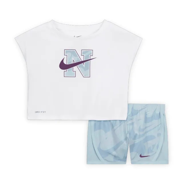 Nike Dri-FIT Prep in Your Step Baby (12–24M) Tempo Set - Blue
