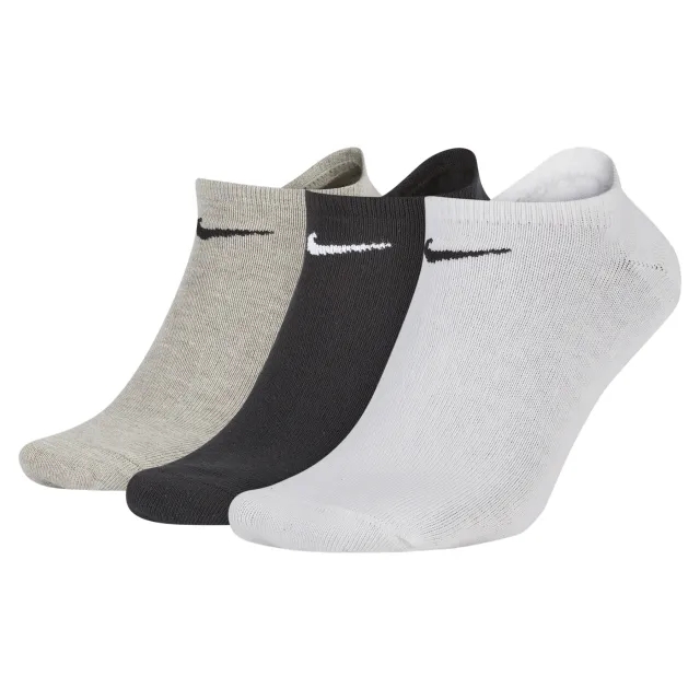 Nike Lightweight Training No-Show Socks (3 Pairs) - Multi-Colour - Cotton/Nylon/Elastane