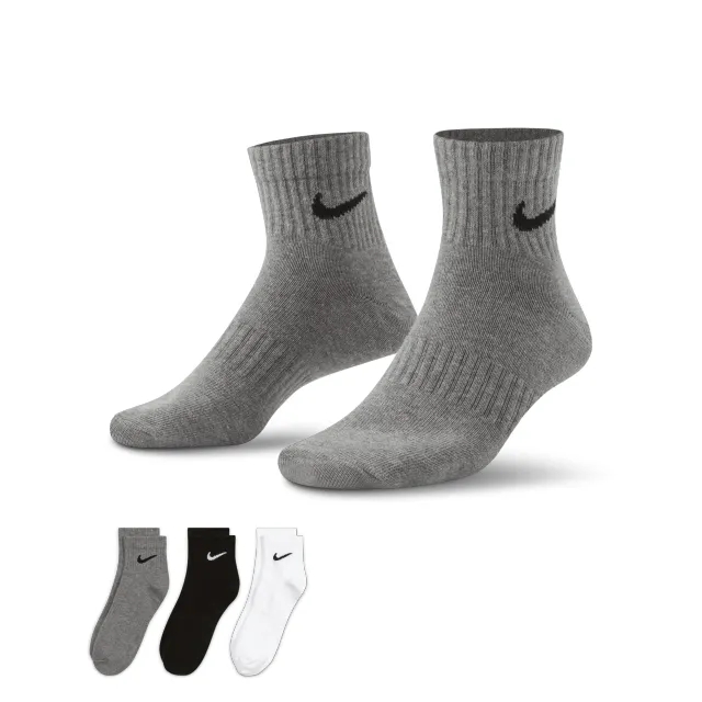 Nike Training 3 Pack Unisex Ankle Socks In Multi