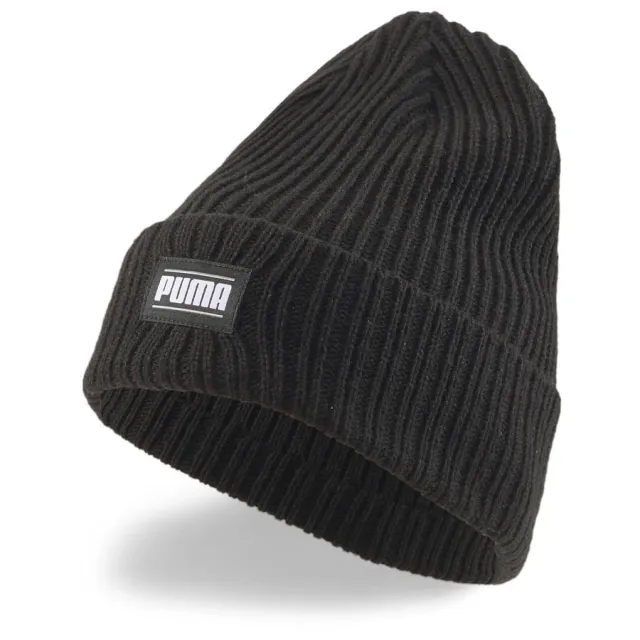 Ribbed Classic Cuff Beanie Puma Black - ['Black']