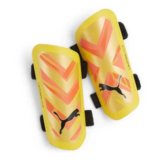 Puma Shin Pads Ultra Light Strap Forever Faster - ['Pink', 'Yellow']