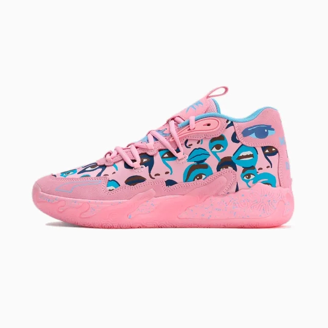 Puma Unisex MB.03 Kid Super Basketball Shoes - Pink