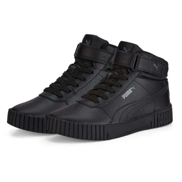 PUMA Carina 2.0 Mid Sneakers Women, Black/Dark Shadow