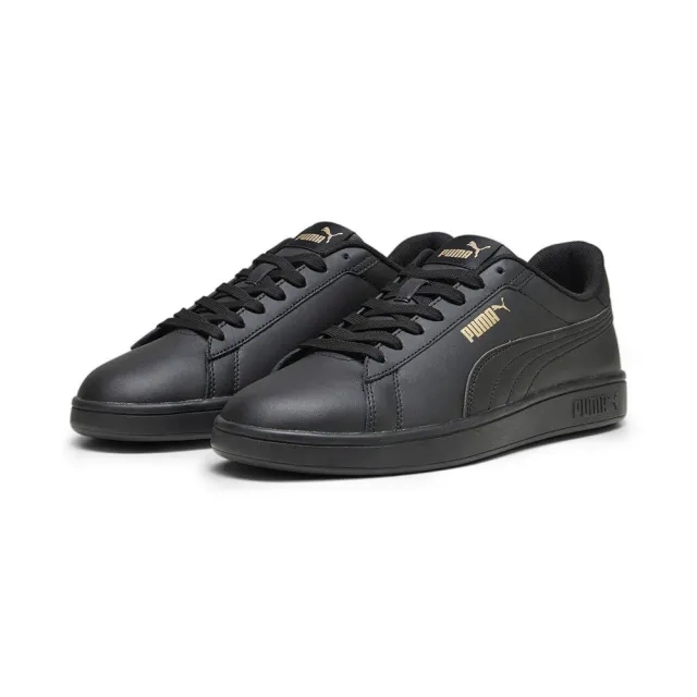 Puma Unisex Smash 3.0 L Trainers - Black Leather